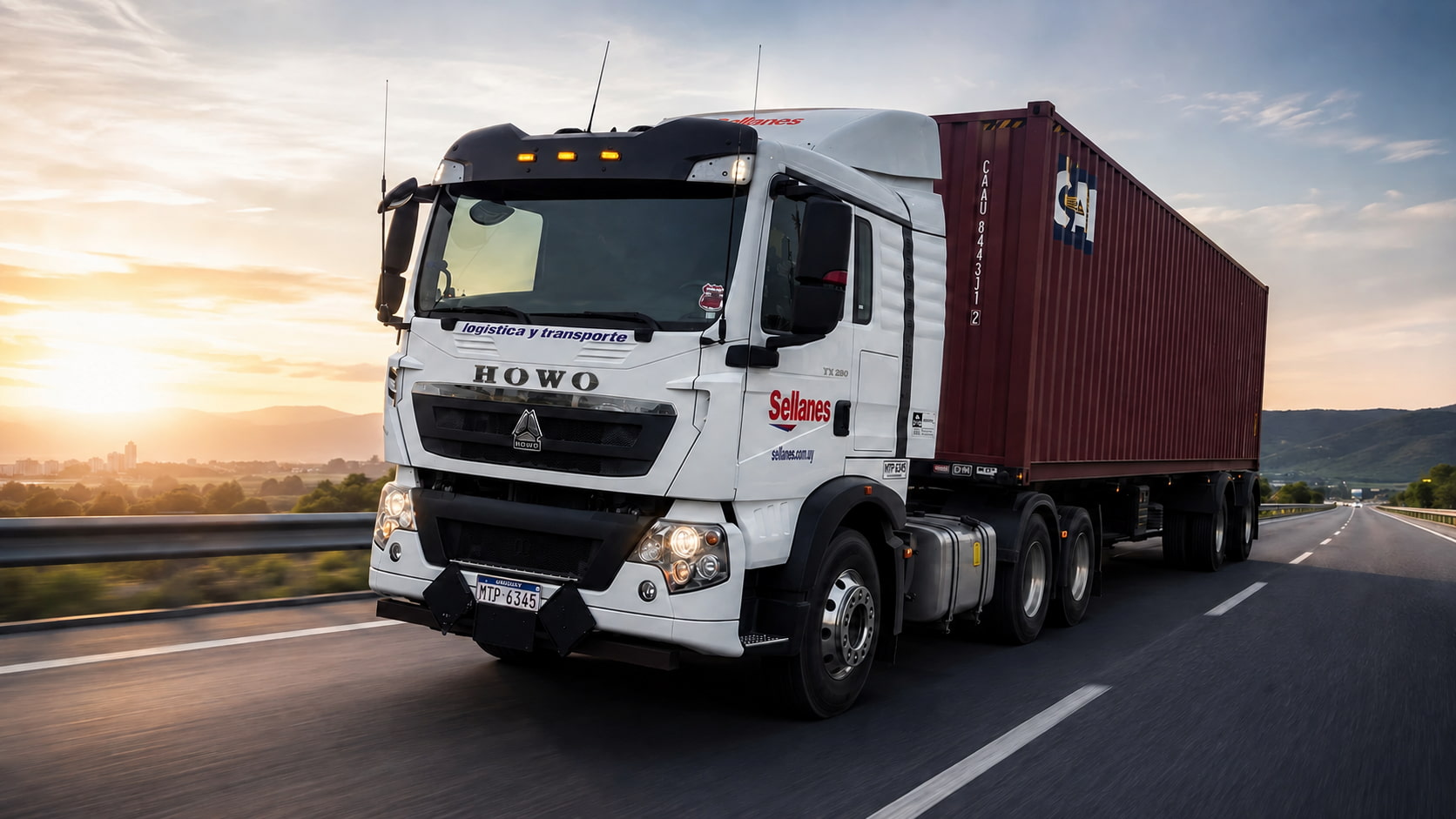 Flota Sellanes transportando carga de proyecto